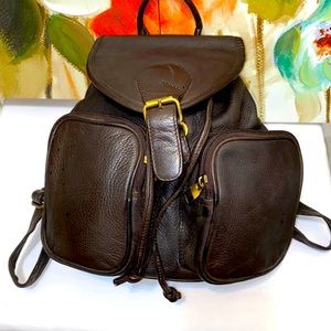 Wilson Like New Genuine Leather Small Backpack